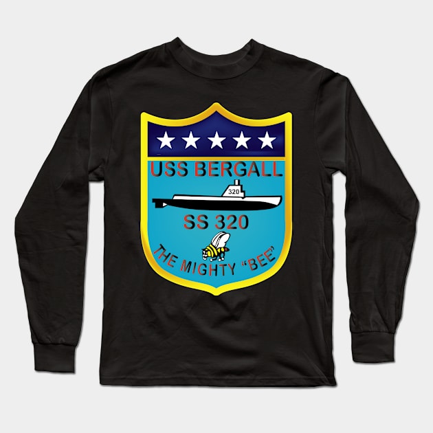 USS Bergall (SS-320) wo Txt Long Sleeve T-Shirt by twix123844